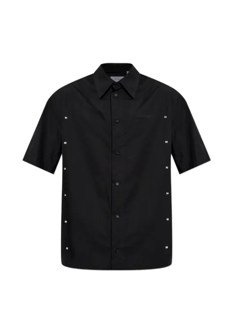 Off-White logo-print short-sleeve shirt