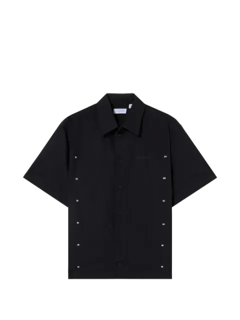Off-White camisa con logo estampado