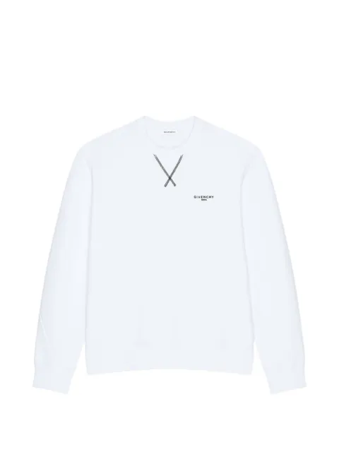 Givenchy Couture Seam sweatshirt in fleece with Givenchy Paris