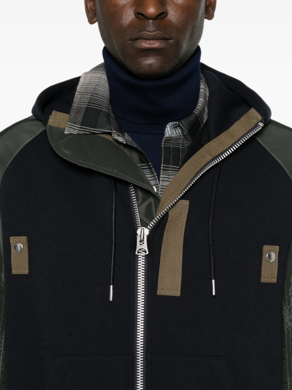 sacai Jack met ritssluiting Groen