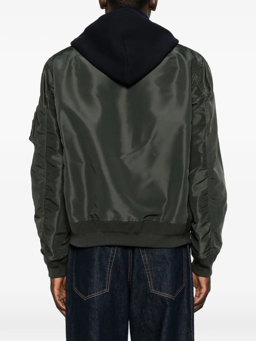 sacai Jack met ritssluiting Groen