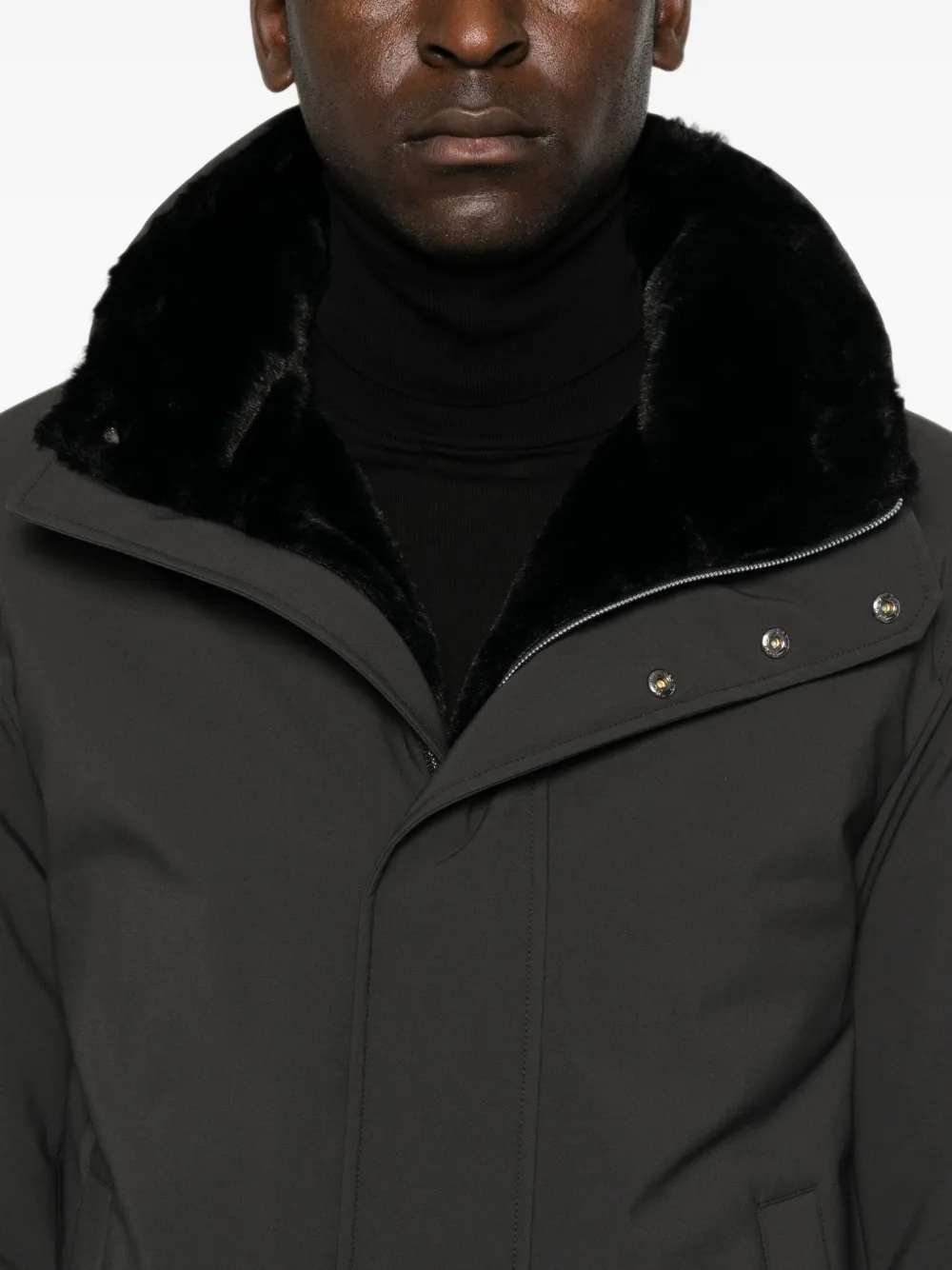 Herno Parka met capuchon Grijs
