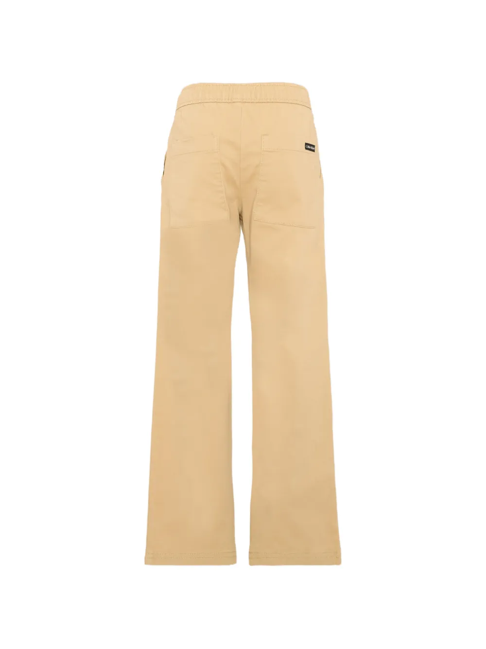 Calvin Klein Kids Broek met elastische taille Beige