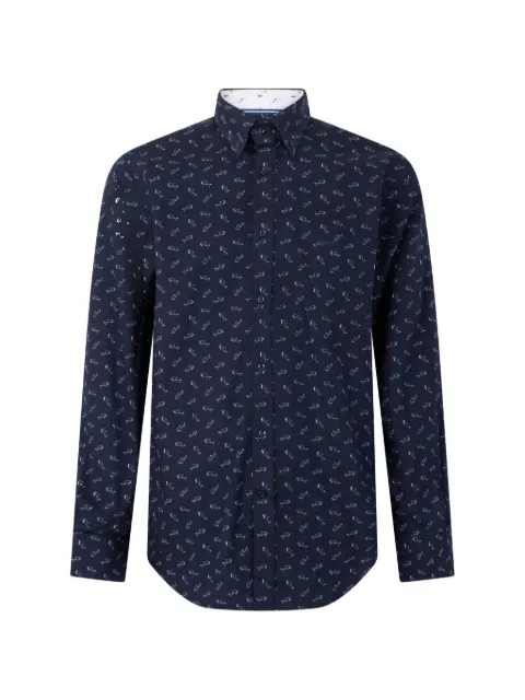 Paul & Shark shark-print shirt