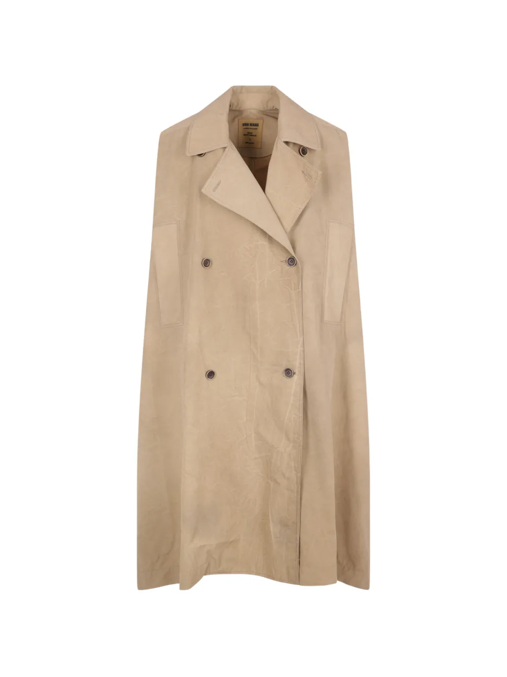 Uma Wang double-breasted trench coat - Nude