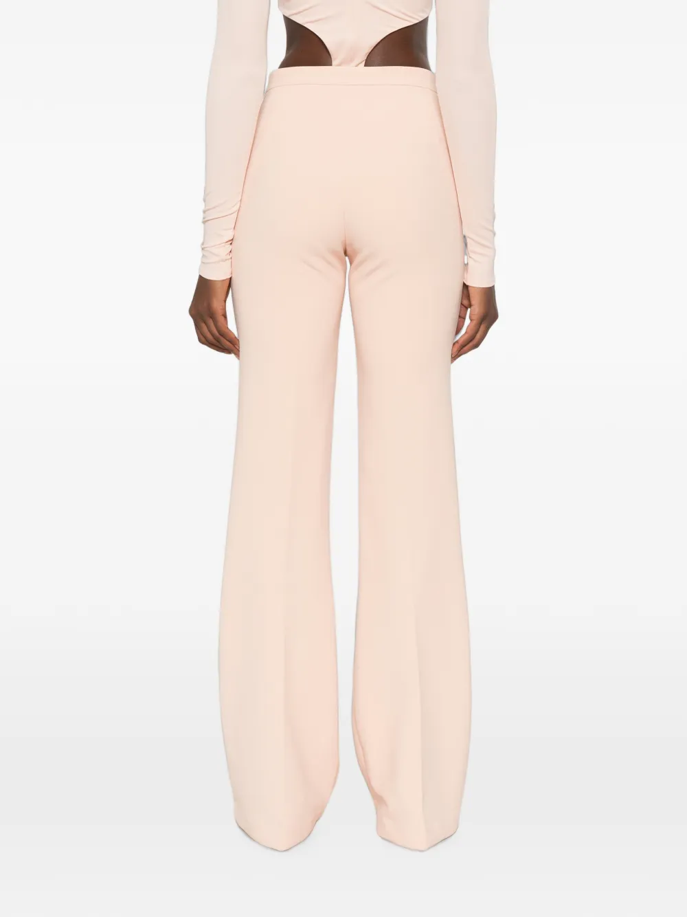Elisabetta Franchi Flared broek Roze