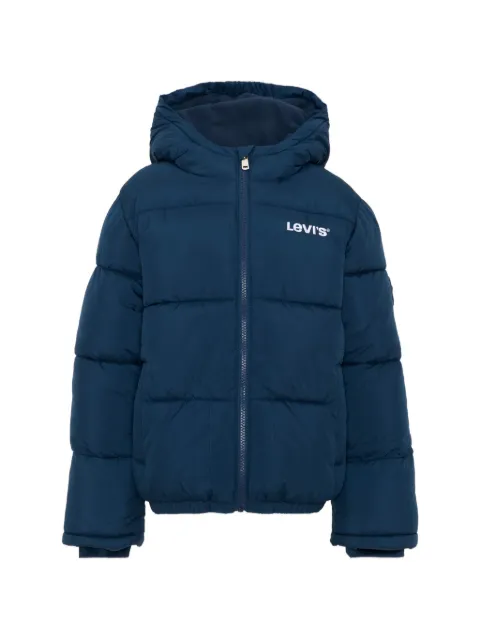 Levi's Kids quilted hooded jacket