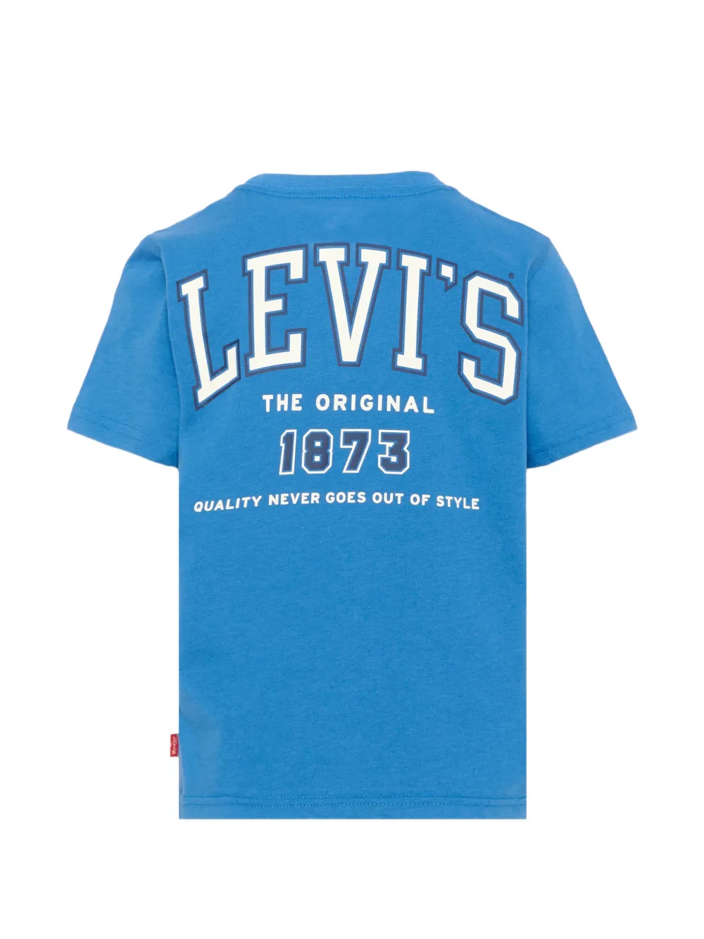 Levi's Kids T-shirt met logoprint Blauw