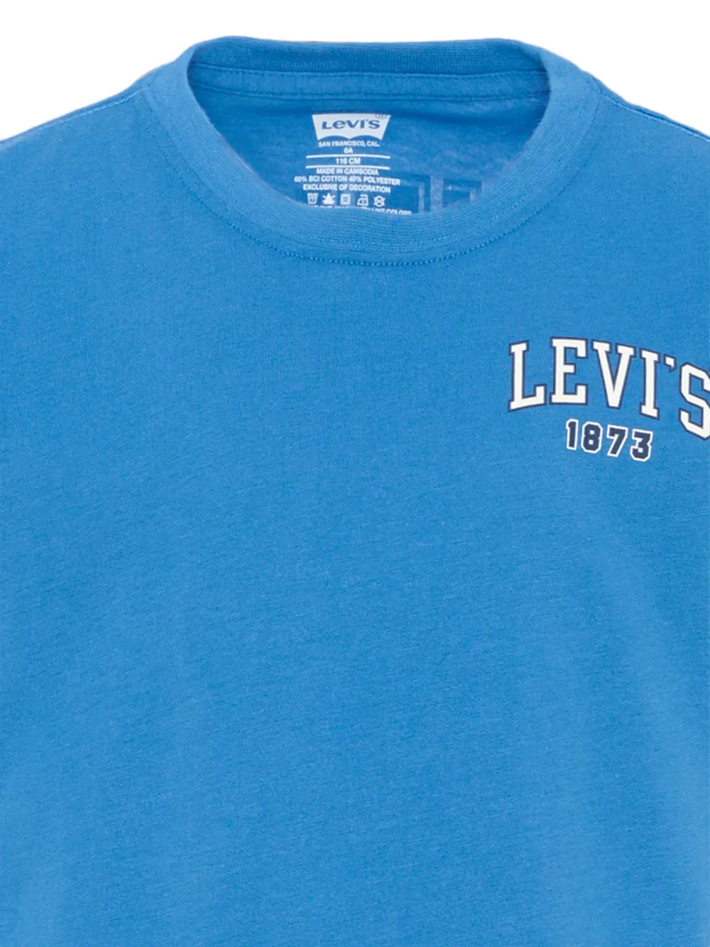 Levi's Kids T-shirt met logoprint Blauw