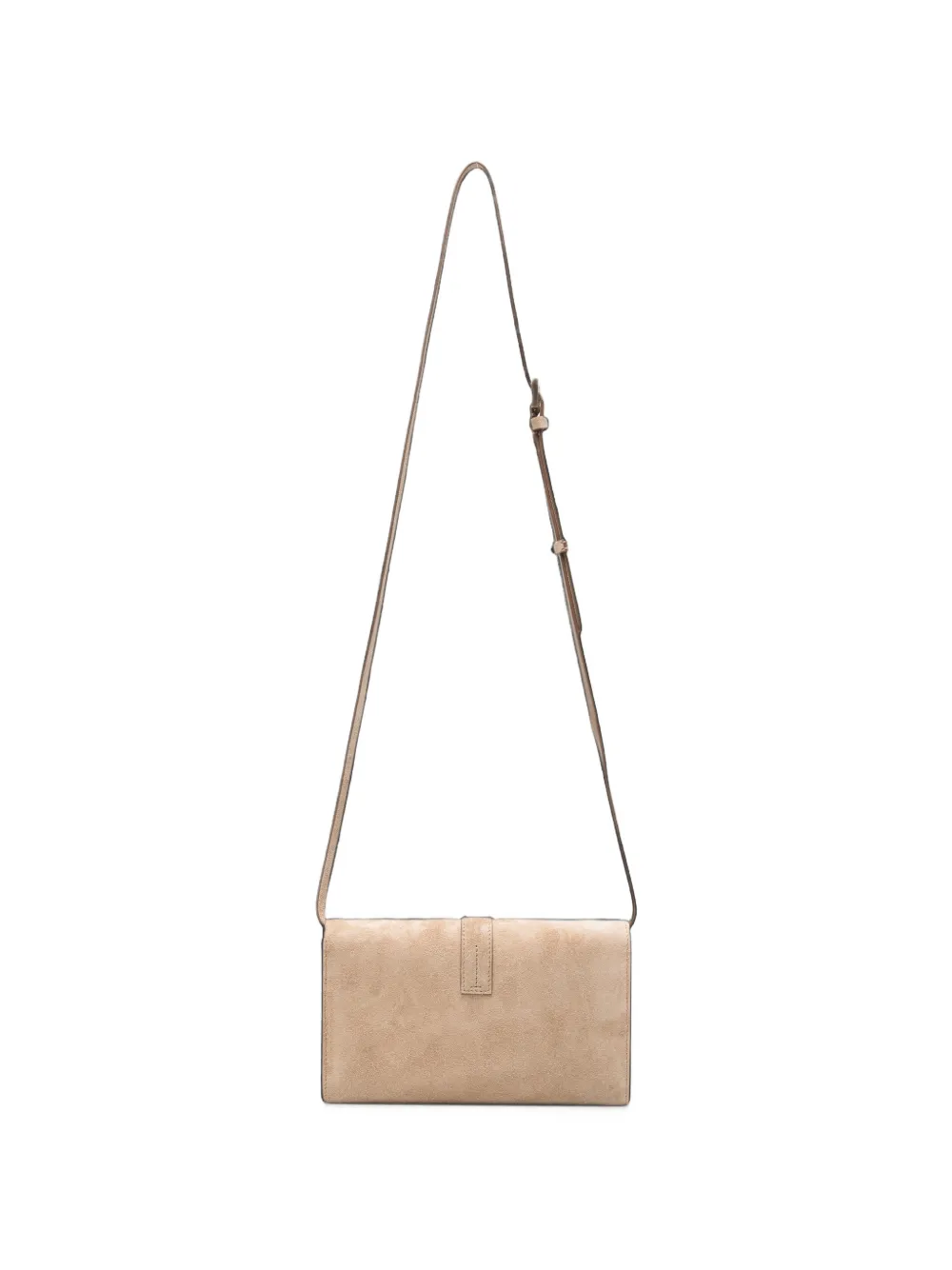TOM FORD Kara T Twist suède portemonnee Beige