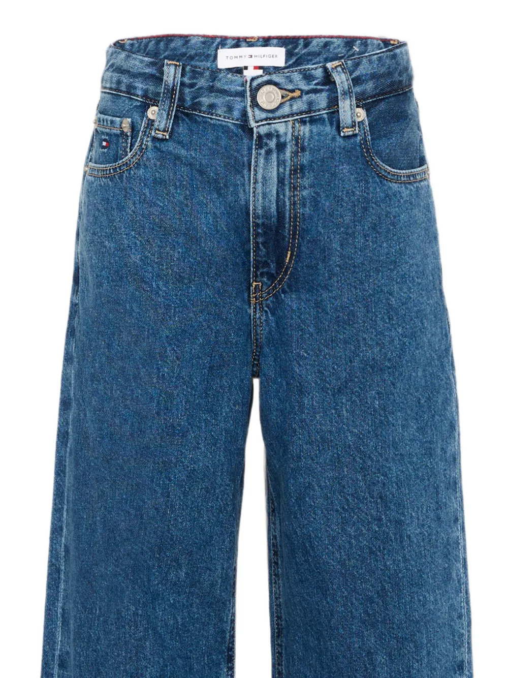 Tommy Hilfiger Junior Jeans met wijde pijpen Blauw