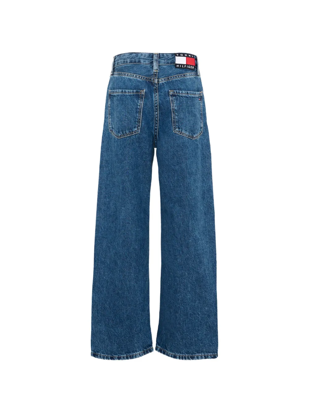 Tommy Hilfiger Junior Jeans met wijde pijpen Blauw