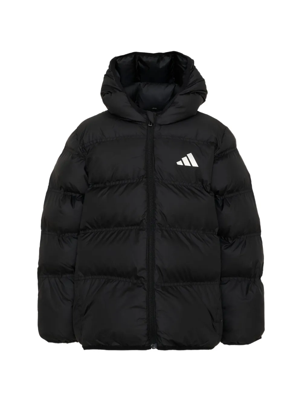 adidas Kids logo-print puffer jacket - Nero