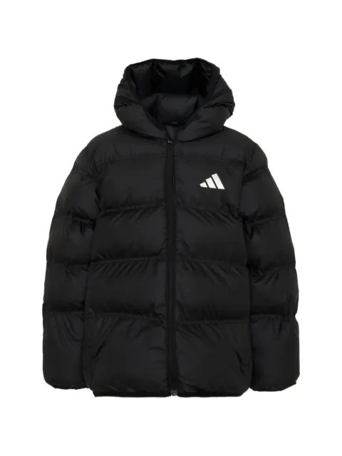 adidas Kids logo-print puffer jacket