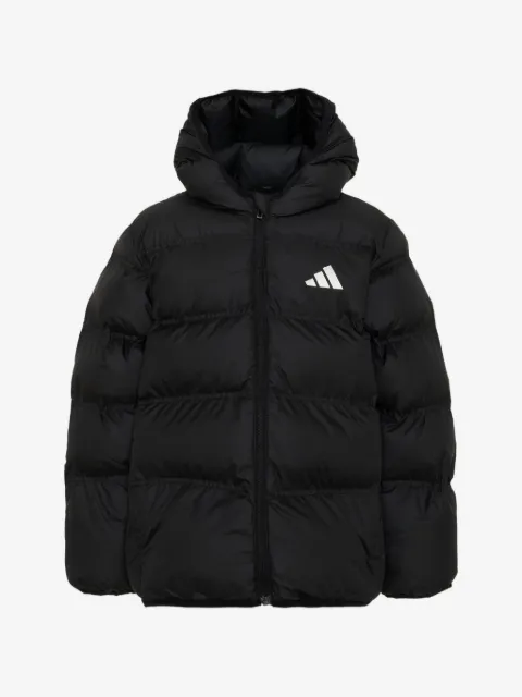 adidas Kids logo-print puffer jacket