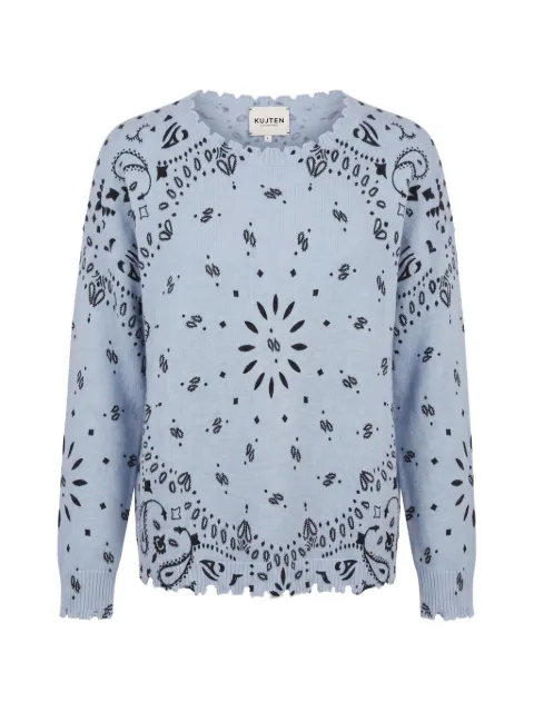 kujten Mela bandana-print sweater