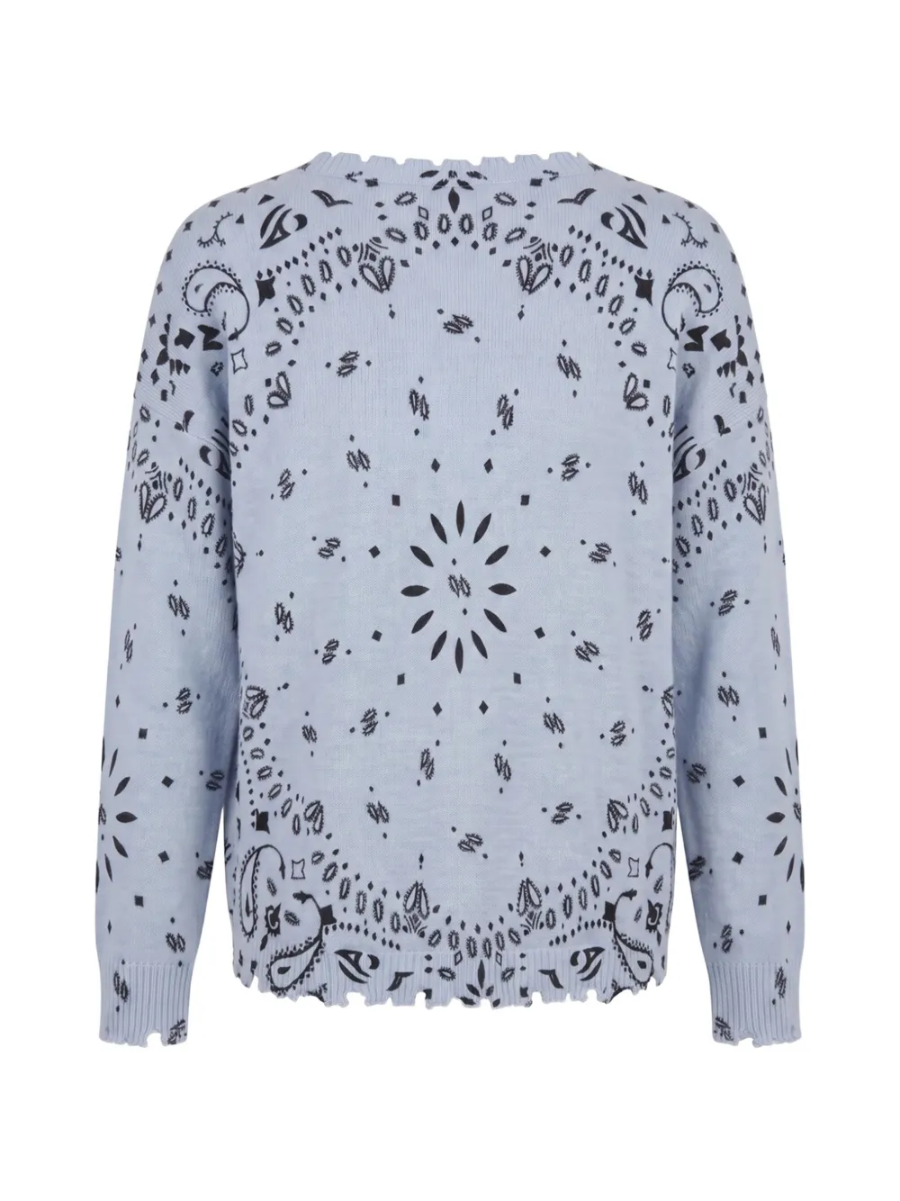 kujten Mela trui met bandana-print Blauw