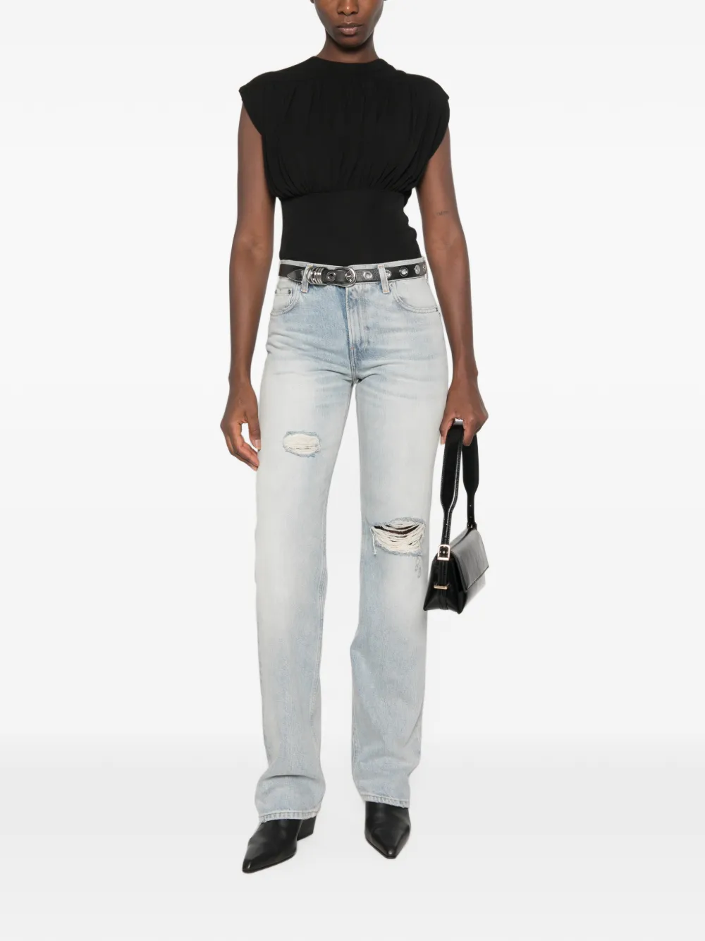Haikure Straight jeans Blauw