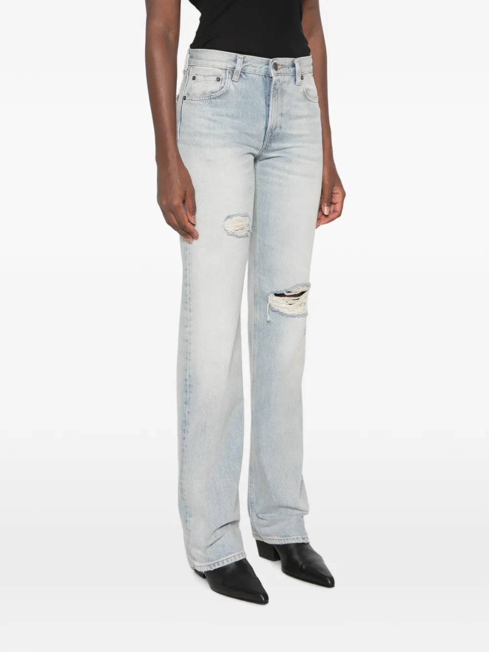 Haikure Straight jeans Blauw