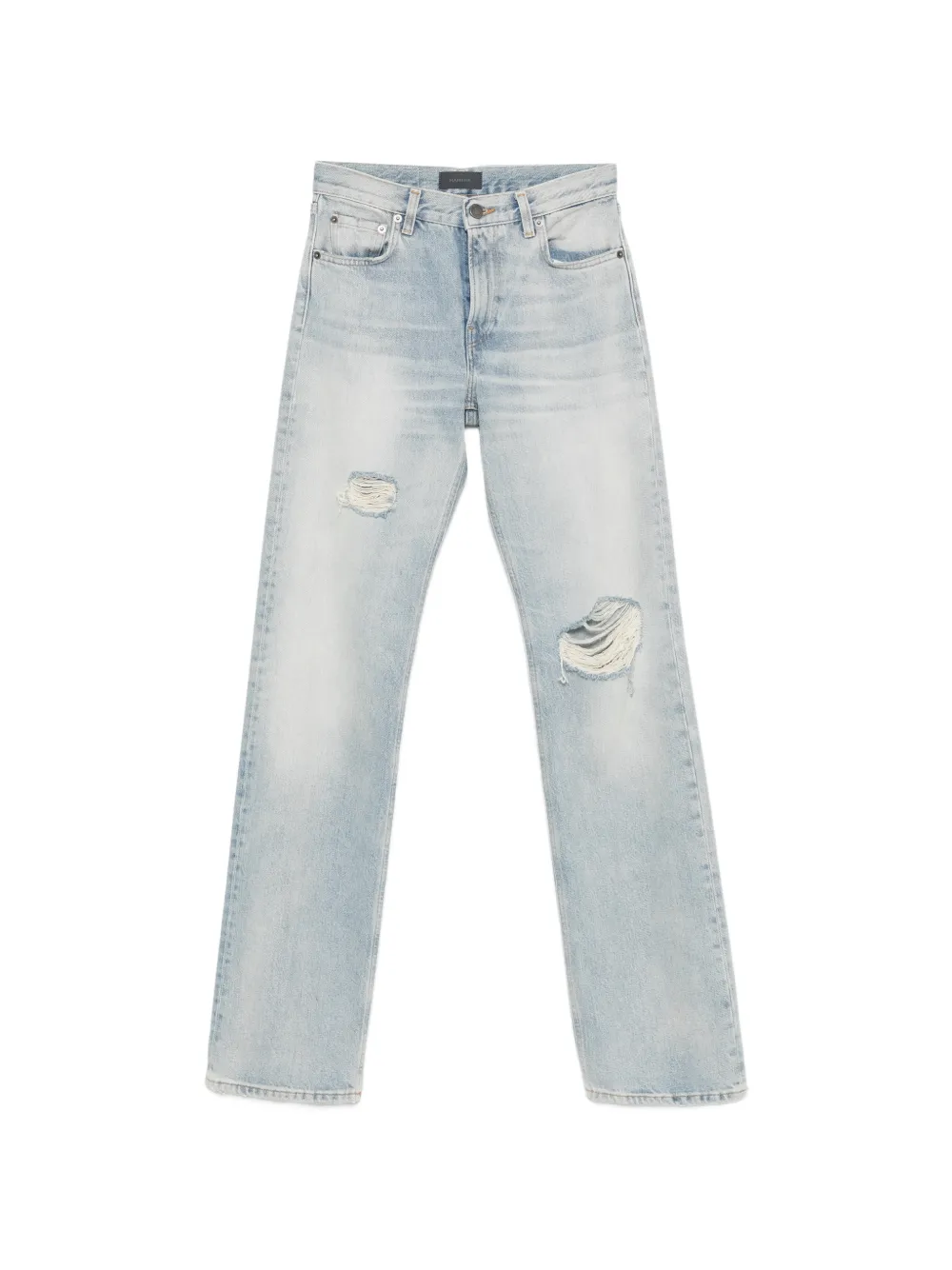 Haikure distressed straight-leg jeans - Blu