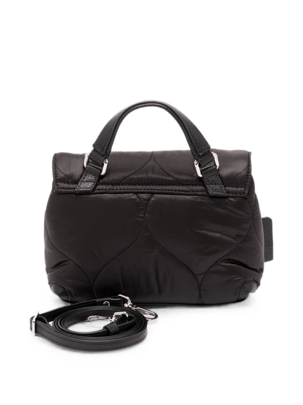 Zanellato Baby Postina gewatteerde shopper Zwart