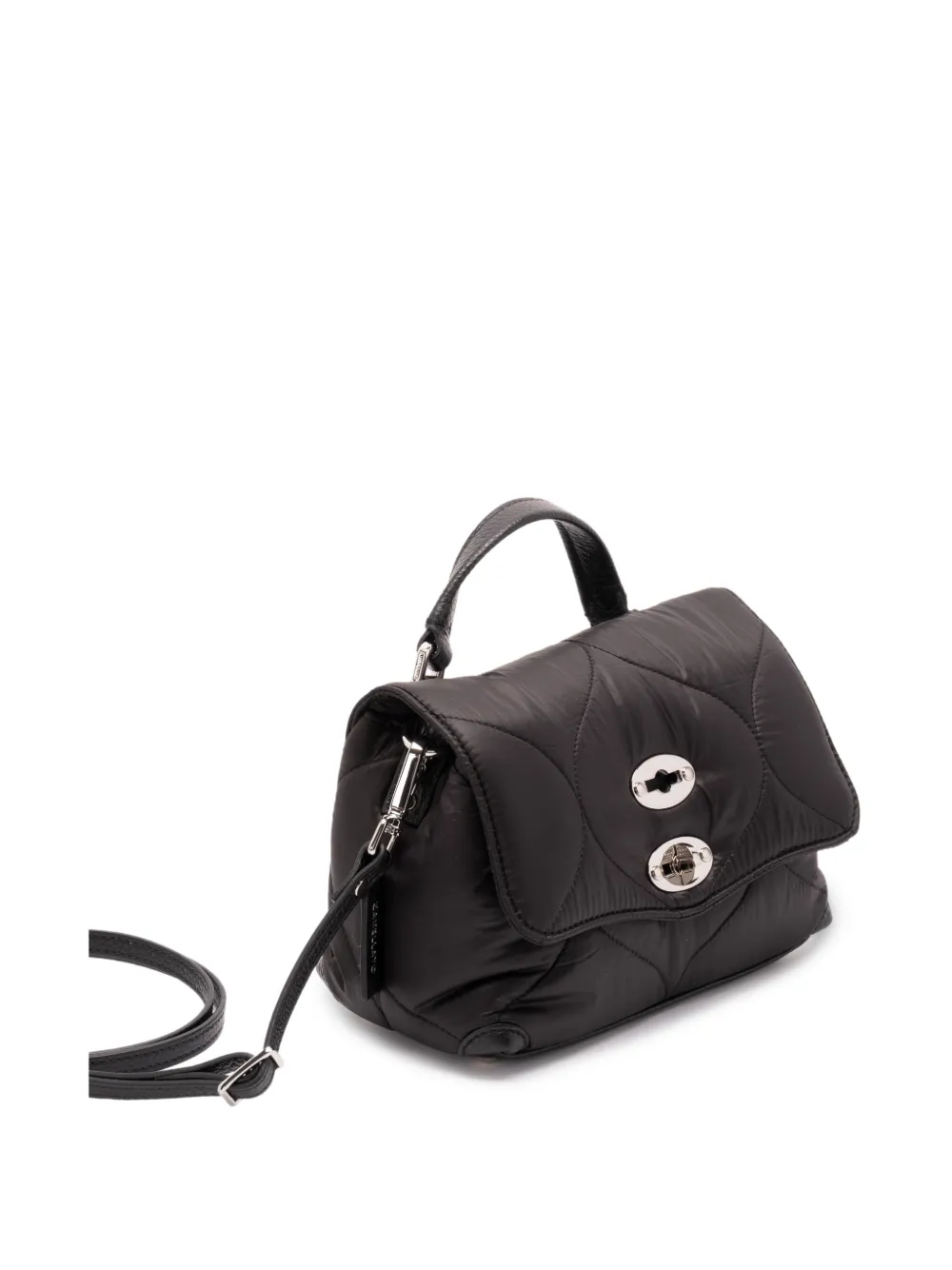 Zanellato Baby Postina gewatteerde shopper Zwart