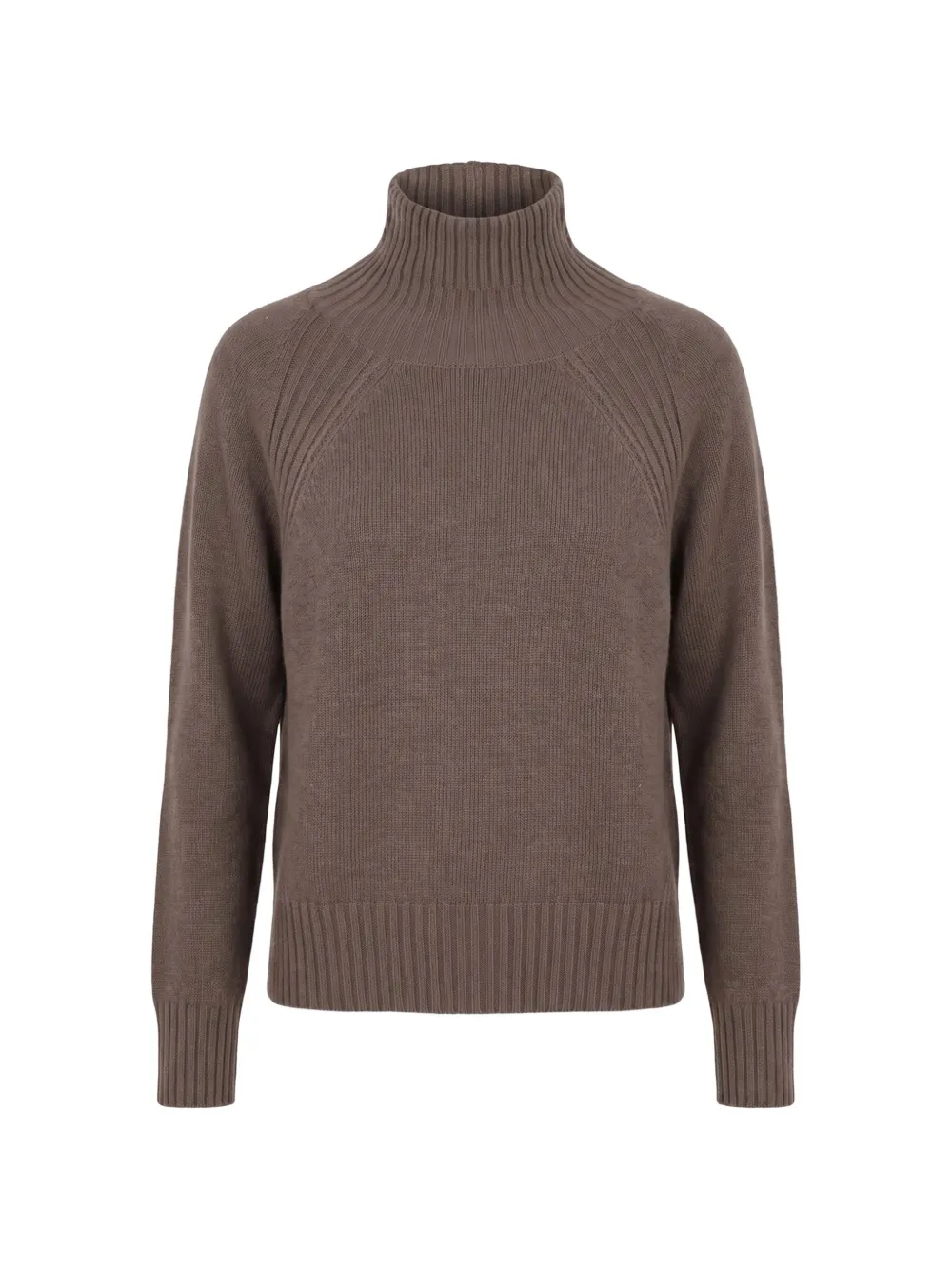 DONDUP roll-neck raglan-sleeve sweater Bruin