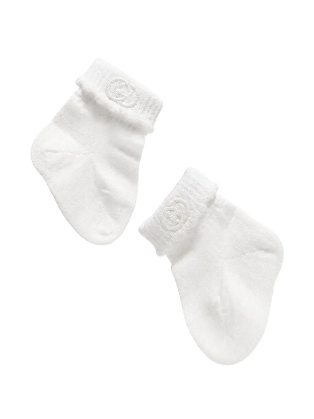 Gucci Kids Sokken met geborduurd GG-logo Wit