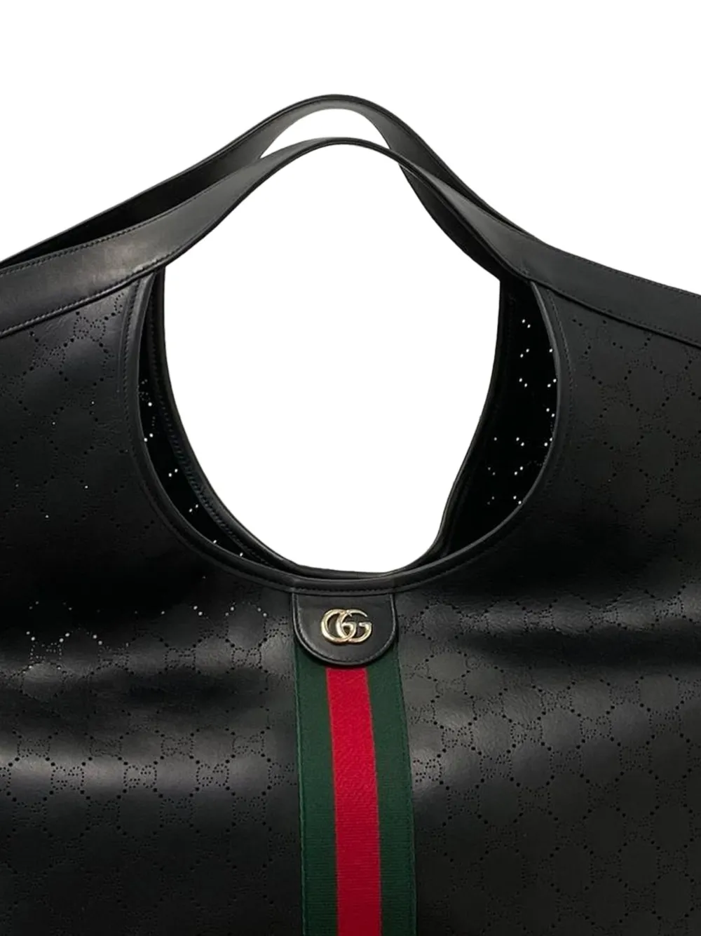 Gucci Giglio grote shopper Zwart