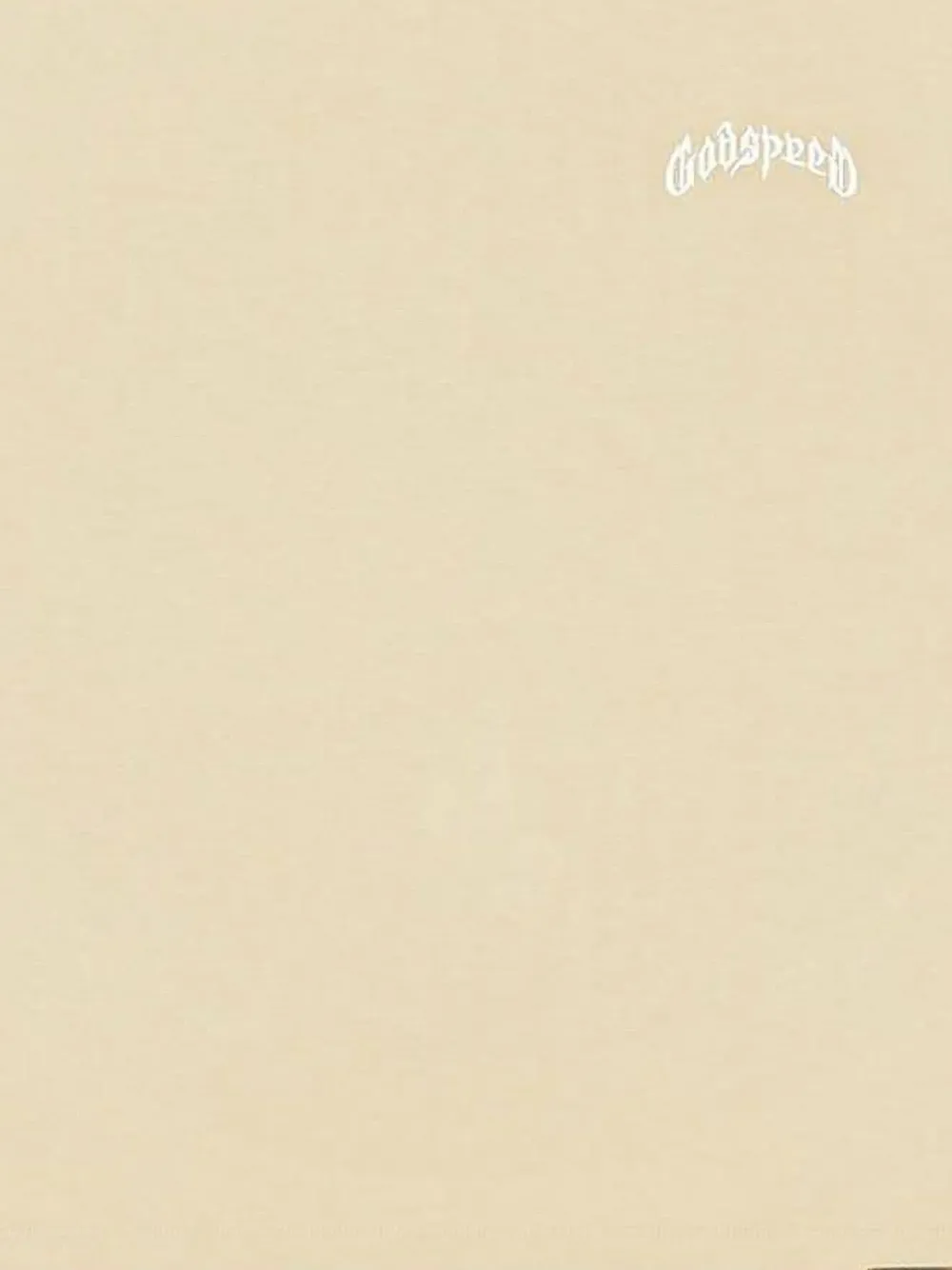 GODSPEED Vital Necessi-Tee T-shirt Beige