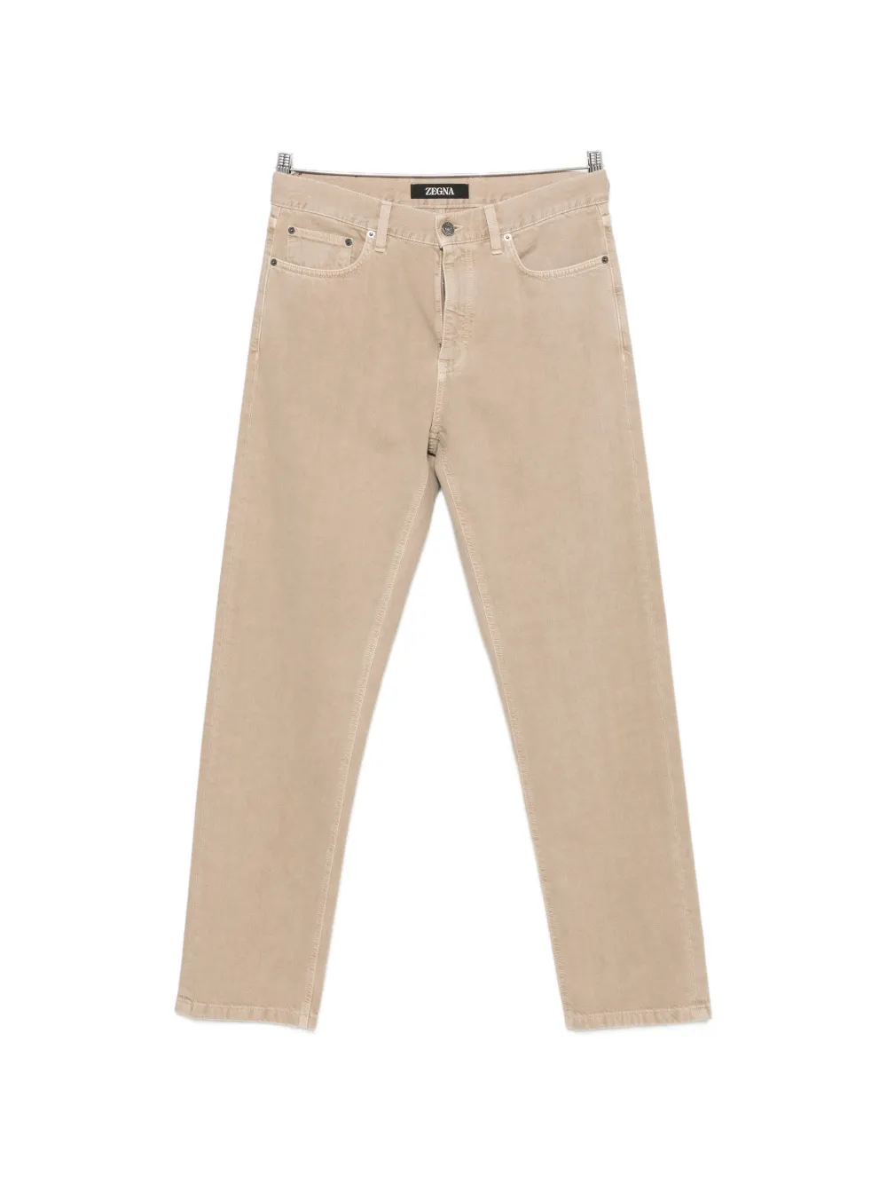 Zegna straight-leg five-pocket jeans - Toni neutri