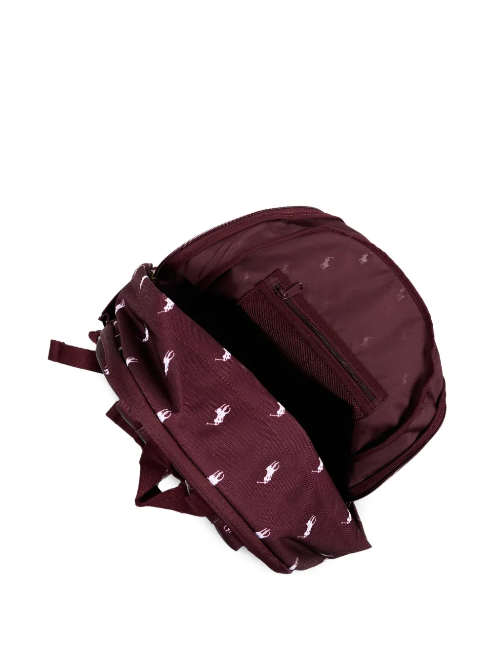 POLO RALPH LAUREN KIDS Rugzak met Polo Pony-print Bruin