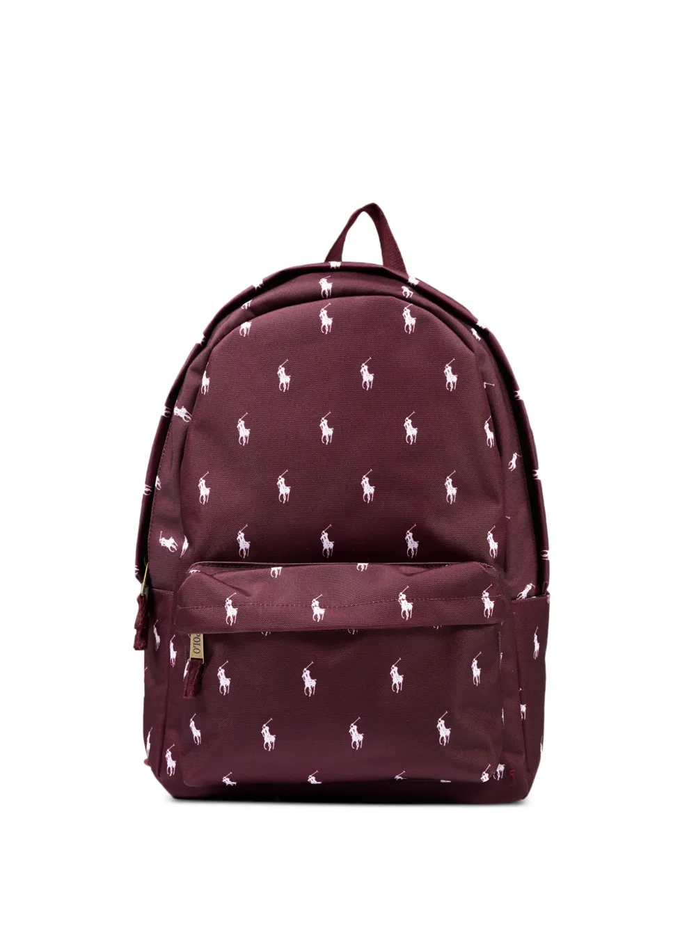 POLO RALPH LAUREN KIDS Polo Pony-print backpack - Braun