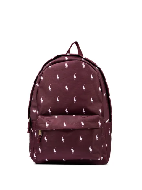 POLO RALPH LAUREN KIDS Polo Pony-print backpack