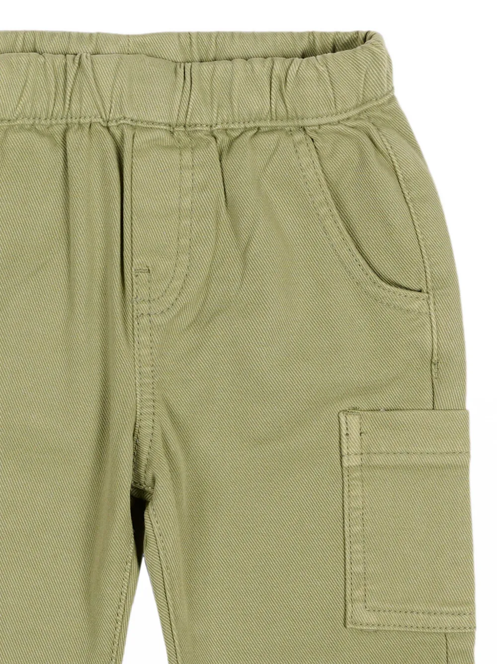 Mayoral Cargo broek met elastische afwerking Groen