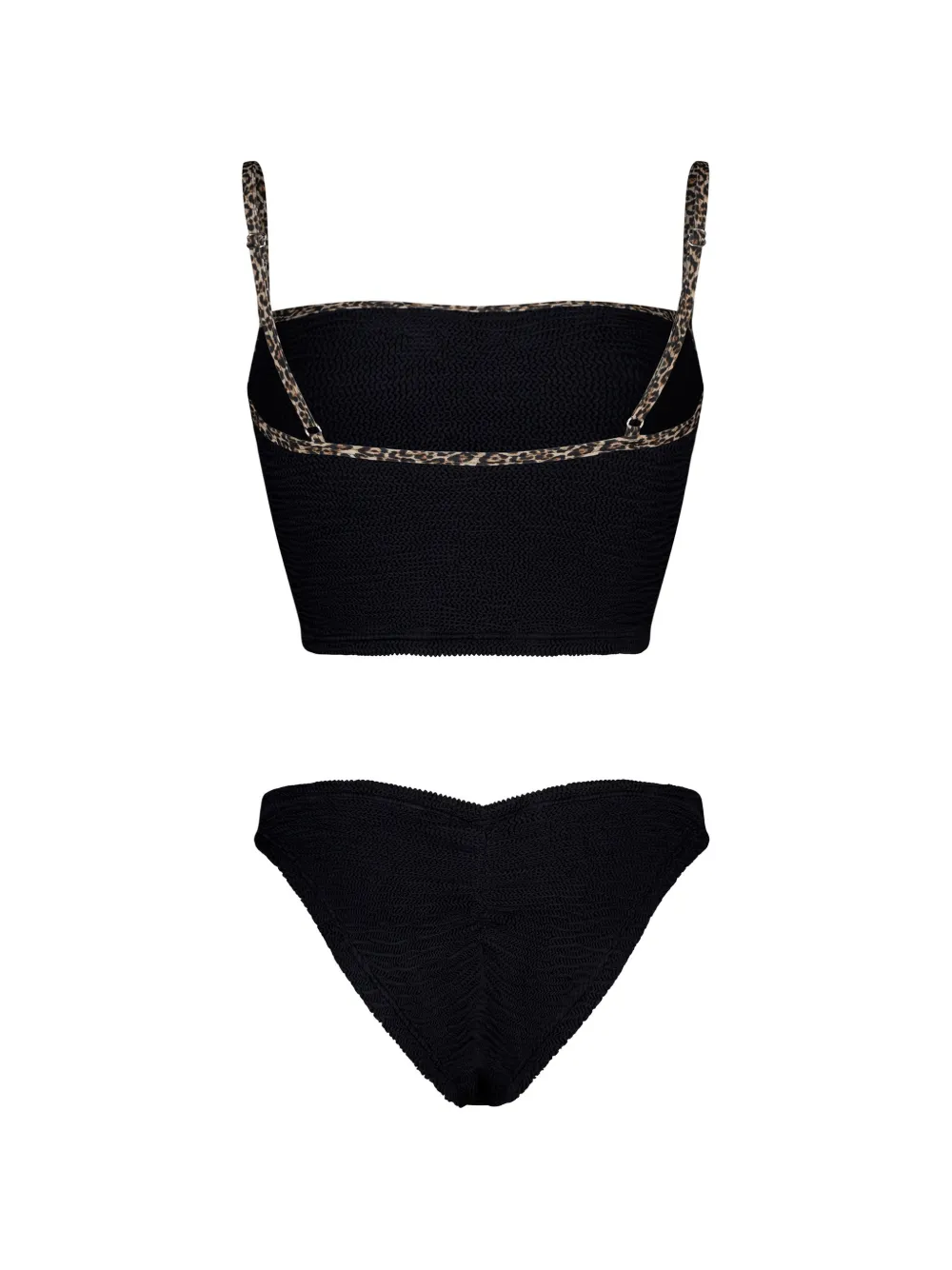 PARAMIDONNA Mara bikini met luipaardprint Zwart