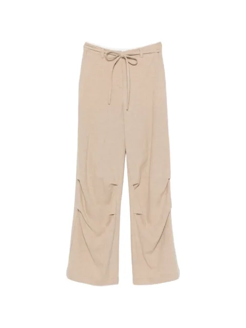 LE SULLY STUDIO pleated drawstring-fastening trousers