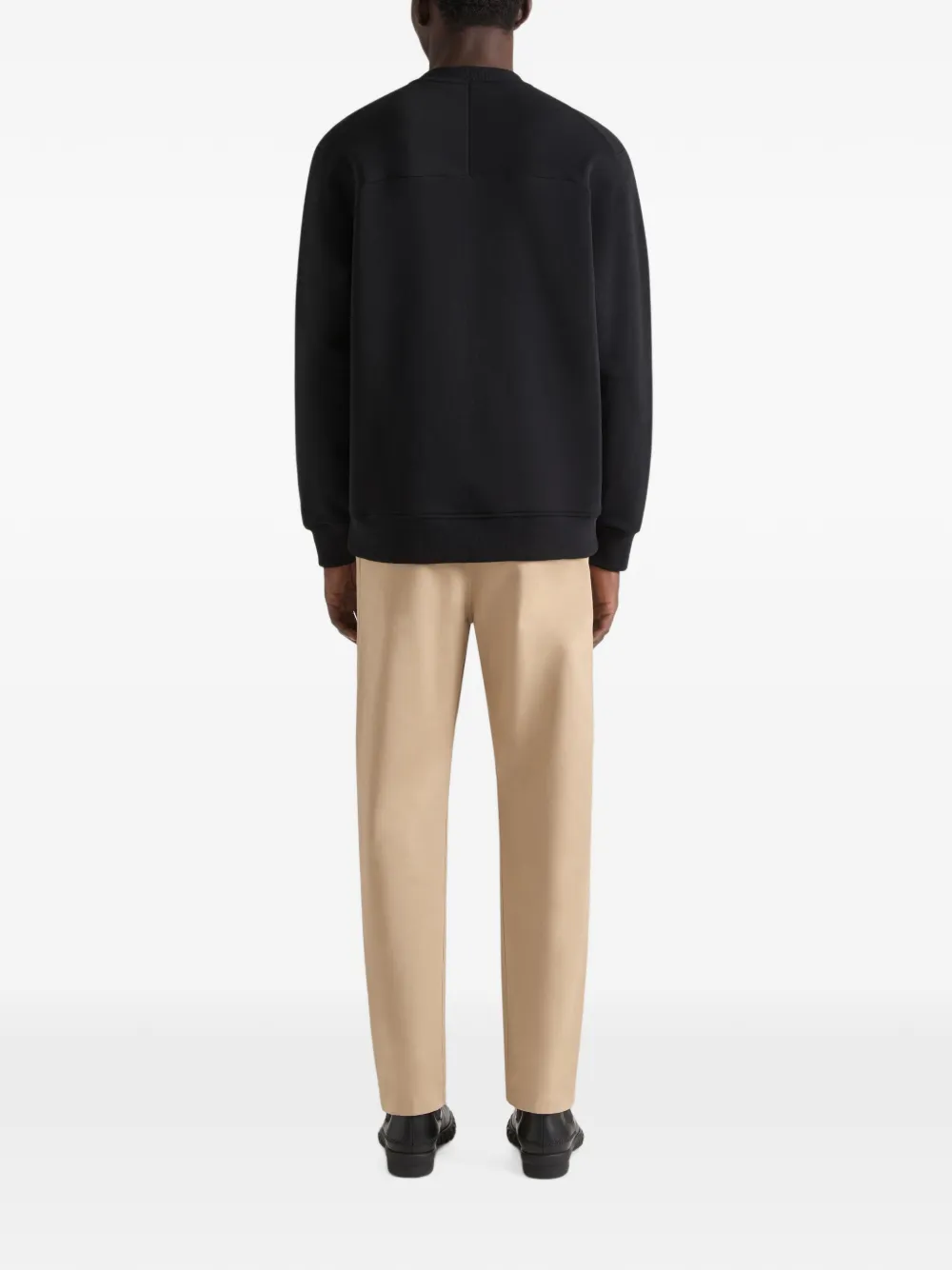 Givenchy Katoenen sweater met patch Zwart