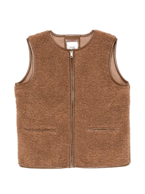 FIVE JEANS brown gilet