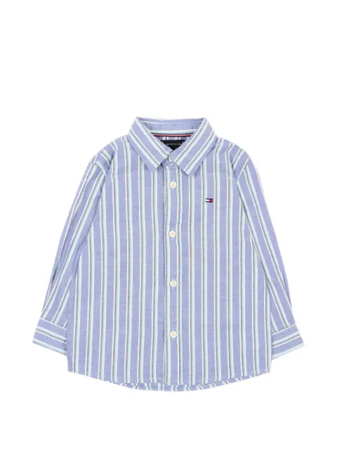 Tommy Hilfiger Junior camisa Flex a rayas
