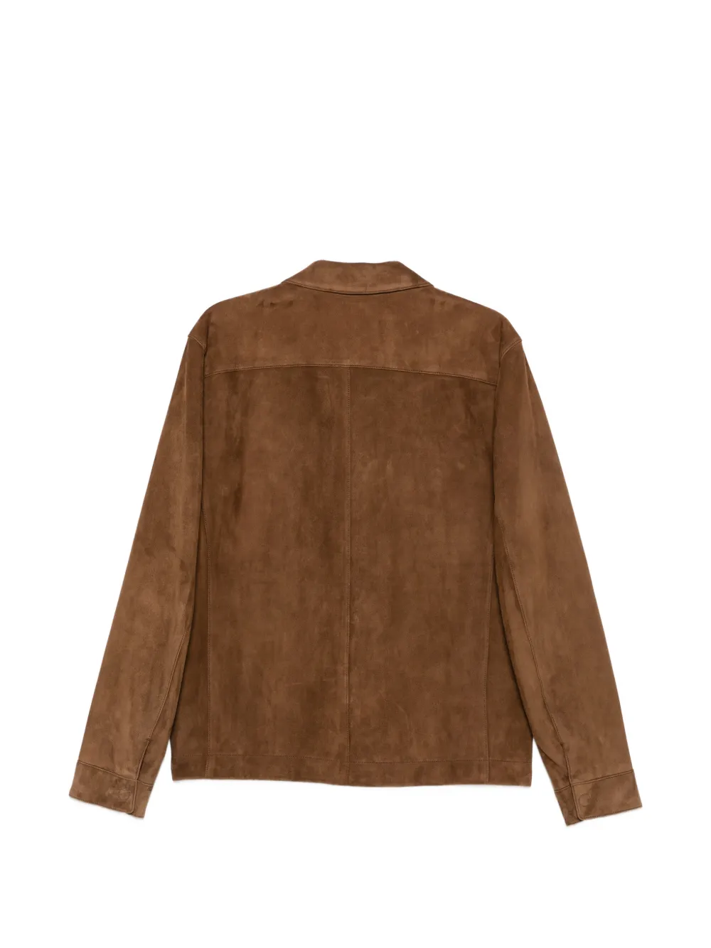 TOM FORD Suède shirtjack Bruin