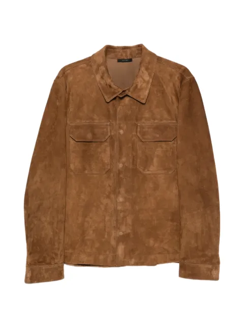 TOM FORD flap-pocket suede jacket