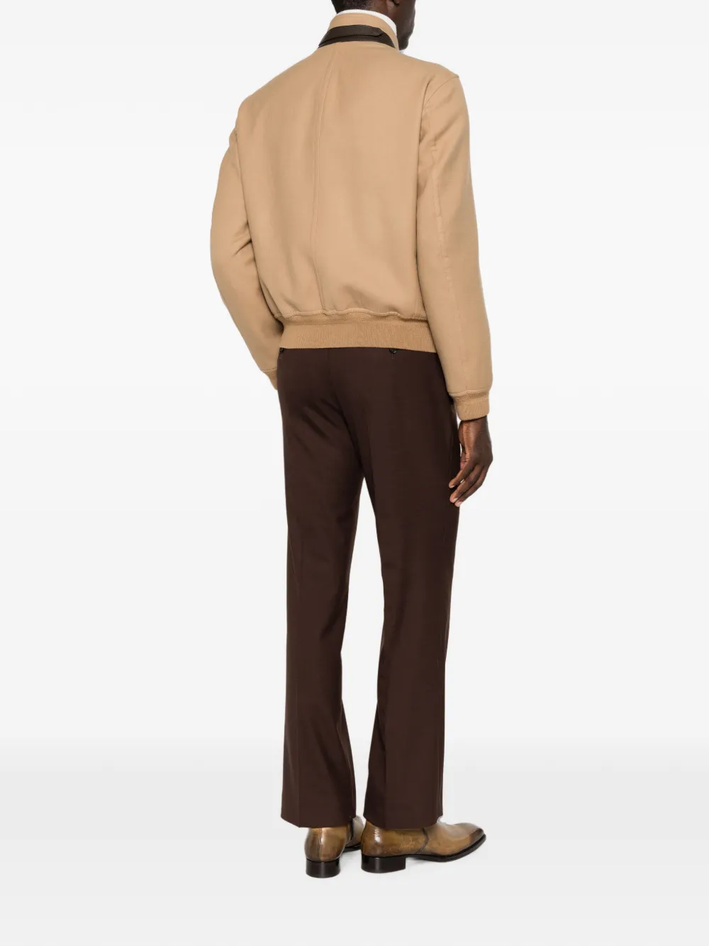 TOM FORD Bomberjack met rits Beige