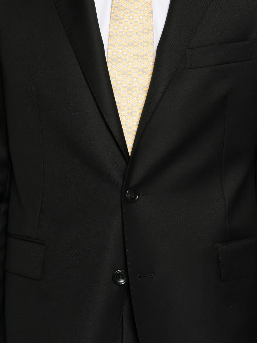 Tagliatore single-breasted buttoned suit Zwart
