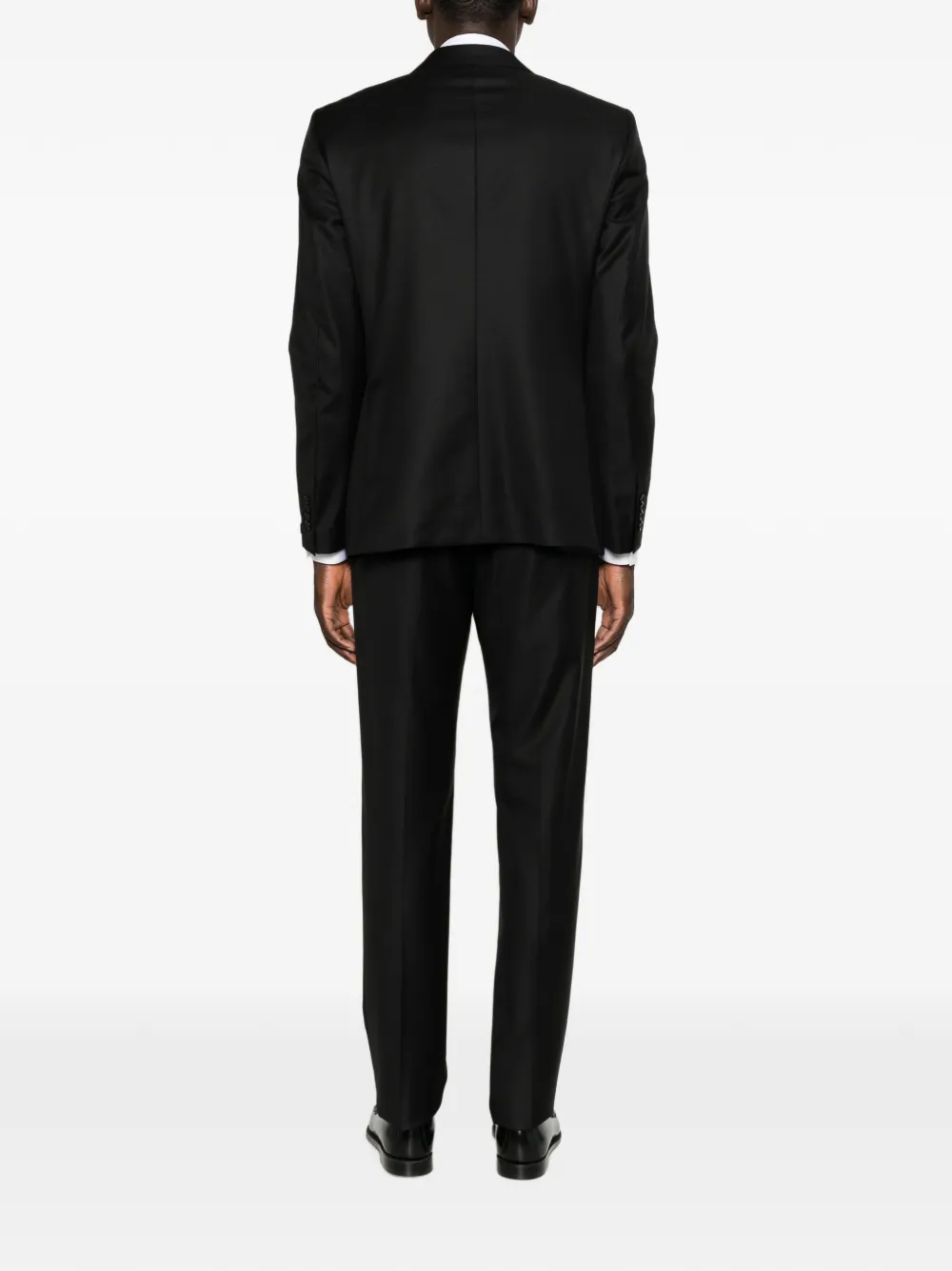 Tagliatore single-breasted buttoned suit Zwart