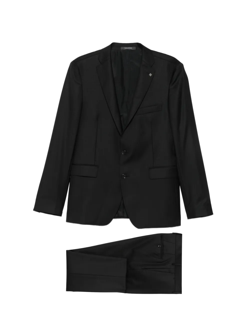 Tagliatore single-breasted buttoned suit Zwart