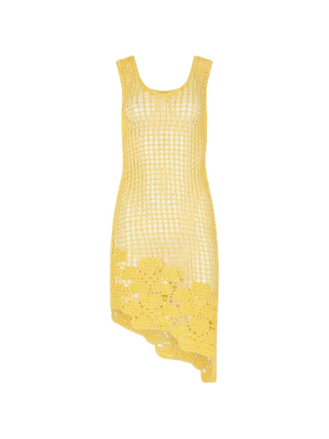 PARAMIDONNA vestido midi Leila asimétrico de ganchillo
