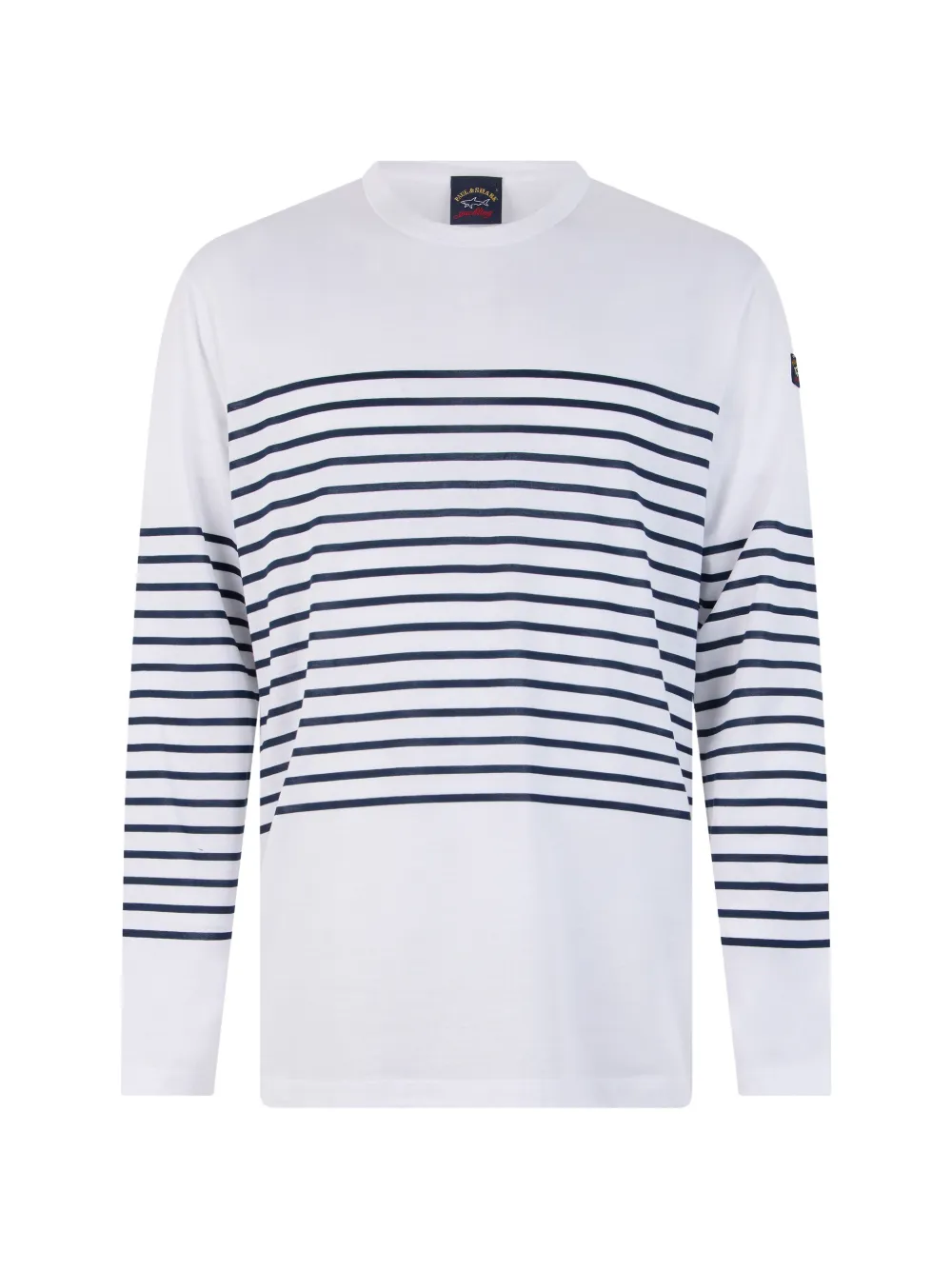 Paul & Shark striped long-sleeve T-shirt - Bianco