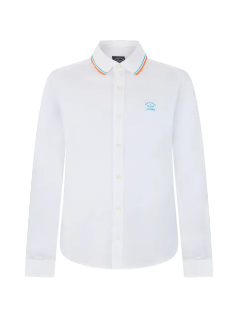 Paul & Shark camisa manga larga con logo bordado