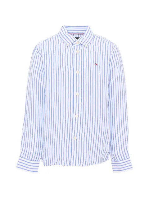 Tommy Hilfiger Junior chemise rayée à manches longues